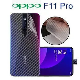 Carbon fiber Back Sticker For Oppo F11 Pro