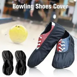 Office Walking Around Waterproof Bowling Shoe Covers Reusable Dust-proof Shoe Covers Protector Machine Washable Black Bowling Shoe Protector Entertain