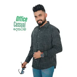 Premium Cotton Longt sleeve Check Design Shirt – Office and Casual #11