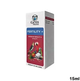 Gem Pharma Fertility+ – 15ml for Birds Supports Fertility, Vitality & Reproductive Health