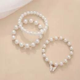 White minimal style 3hand band set