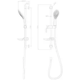 Malaysian RUBINE RWH-SSE862A-CMW INSTANT INSTANT WATER Geyser/HEATER WITH HAND SHOWER ACCESSORIES & AC PRESSURE PUMP (MODERN WHITE)