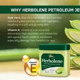 Dabur Herbolene - 115 ml Aloe Petroleum Jelly Vaseline With Aloe Vera & Vitamin E
