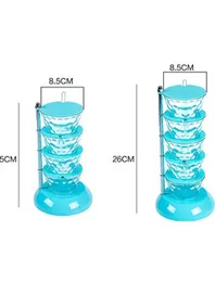 Rotatable Multi-layer Vertical Seasoning Box Jars Home Kitchen Tool Accessory Muti-layer Rotatable Space-saving Seasoning Box Vertical Rotatable 5-Lay