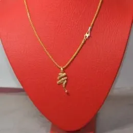 1.9MM fox singapore chain with pendant 18inch 24 inch for womens.