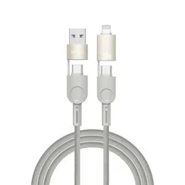 Wiwu WI-C051 Raptor 100W 4 In 1 Fast Charging Cable Titanium 1.2m