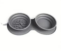 Portable Silicone Slow Food Water Bowls for Dogs and Cats