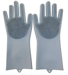 Silicone Hand Gloves: Unleash the Power of Protection for Dishwashing, Kitchen, Bathroom, and Car Cleaning - Long-lasting Defense for Sparkling Spaces