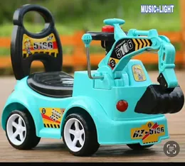 Ride on toy excavator for children