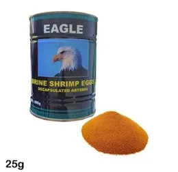 Eagle Decapsulated Brine Shrimp Eggs (Repacked) Decapsulated Artemia Cysts Decap Brine Shrimp Fish Food Fish Feed