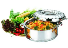 Stainless Steel Hot Pot 1000ml - Silver