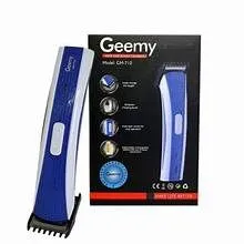 Geemy GM-710 Rechargeable Hair and Beard Trimmer with Stainless Steel Blades-amna