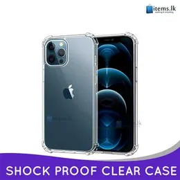 Luxury Shockproof Transparent ThickBallon Bumper Case For iPhone 12 Pro Max Crystal Transparent Premium Quality Shockproof Protective Phone Shell 12 P