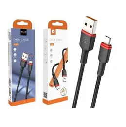 WUW X203 Fast Charging Braided Thread 2.4A Data Cable -Type-C