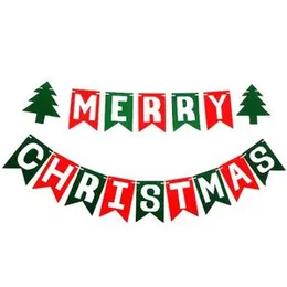 Merry Christmas Cardboard Party Gala Bunting Letter Banner