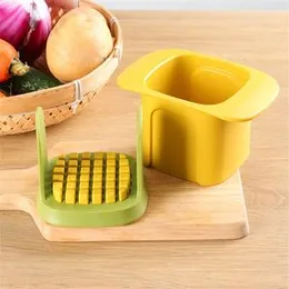 2-in-1 Vegetable Chopper Dicing Slitting Multi-function Vegetable Cutter Household Hand Pressure Onion Dicer Chips Making Tool