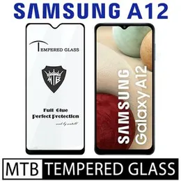 Samsung Galaxy A12 Branded MTB High Quality Screen Protector Full Glue 9D MTB tempered Glass for Samsung Galaxy A12