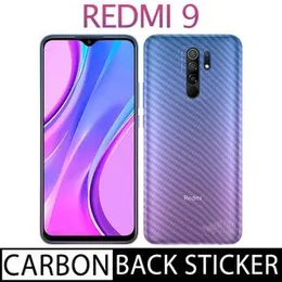Carbon Fibre Back Sticker for Redmi 9 / 9A / 9C / Note 9 / Note 9 Pro – Slim Fit | Anti-Scratch & Stylish Wrap