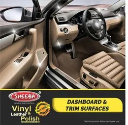 SHEEBA Vinyl & Leather Polish Conditioner Restorer Protectant for Long Lasting Shine. A Complete Car Dashboard Polish & Leather Vinyl Seats & Interior