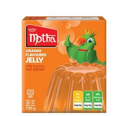 Motha Orange Flavoured Jelly 100g