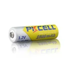 PKCELL NiMH Rechargeable Battery AA 2600mAh 2 pcs