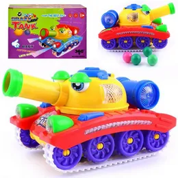 Crazy Tank Toy 360 Rotating with Bump Chain Moving Tank with Launching Balls + 3D Lights and Music