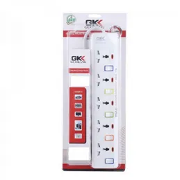 GK Guokang NO-915U Multi Extension Socket with USB Ports (4 Plug + 3 USB) – 2M Cable