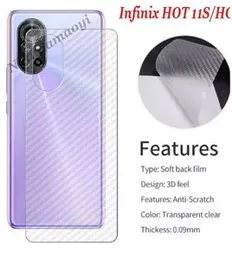 Hot 11s Carbon Fibre back sticker For Infinix Hot 11s