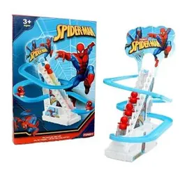 Spiderman Fun Slide Set with Automatic Escalator with Lights and Music (0318)