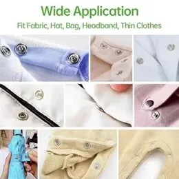 50 Sets Snap Fasteners Kit Tool, TSV Stainless Steel Snaps No-Sew Button Fasteners Studs, Fastener Pliers Press Snap Button for Sewing Crafting Clothe