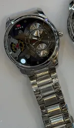 Marz , Face gear pattern , luxury Steel Mechanical Watch for Men