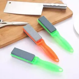 Hand Held Double Sided Knife Sharpener Professional Kitchen Sharpening Stone Grinder Knives Whetstone Sharpener Tool