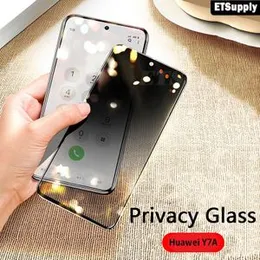 Privacy Anti Spy Full Tempered Glass For Huawei Y7A