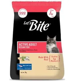 Let's Bite Cat Food Adult 800g l Let's Bite Adult 400g x 2) 1530/=