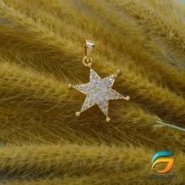 Gold Plated Stylish Star Pendant for Women