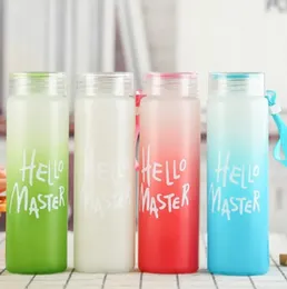 Colorful Glass Water Bottles – 450ml