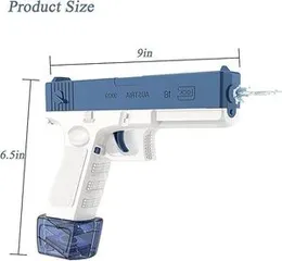 Glock Electric Water Gun With Water Tank | Glock Water Gun Electric High Pressure Water Pistol For Kids And Adults Glock-Inspired Electric Water Gun f