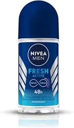 Nivea Men Fresh Active Deodorant Roll-On, Fresh Scent, 50ml