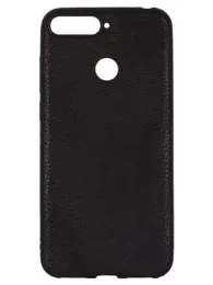 Huawei X7 Black Slim fit Soft Rubber Case back cover for Huawei Honor X7