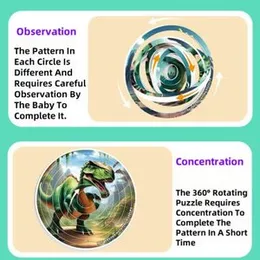 360° 3D Rotating Spin Flip Puzzle – Brain Teaser Fidget Puzzle Game for All Ages