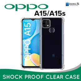 Luxury Transparent ThickBallon Bumper phone  Case For OPPO A15 / A15s Crystal Transparent Premium Quality Shockproof Protective Phone ShellOPPO A15 /