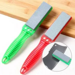 Knife sharpener stone polish hand held grind stone kitchen sharping wood stone