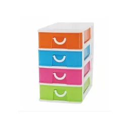 Mini Multi Colour 4 Drawer Set