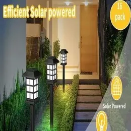 3 Pcs LED Garden Solar Light Outdoor Waterproof Ground Lamp Color-Changing Landscape Lawn Light Solar LED for Garden Decoration Path