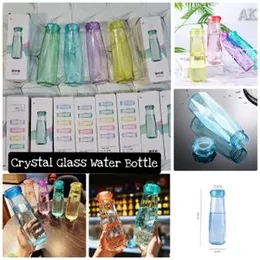 CRYSTAL GLASS WATER BOTTLE