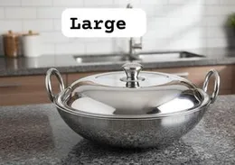 Stainless steel Frypan with lid set Diameter of pan 9.5 inch