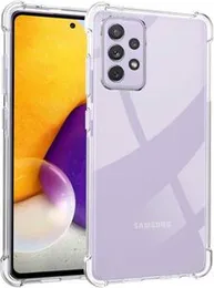 Samsung Galaxy A72 Shockproof Silicone Phone Case Transparent Protection Back Cover