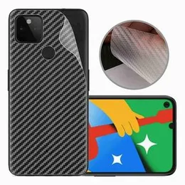 Carbon Fibre Back Sticker for Google Pixel 4a 5G – Slim Fit | Anti-Scratch & Stylish Wrap