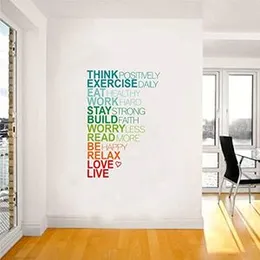 Decal O Decal Motivational Quotes- Be Positive Self Adhesive Wall Sticker (Pack of 4) (FROM INDIA FAAZ)