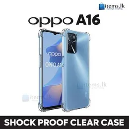 Luxury Shockproof Transparent Shockproof Bumper Case For OPPO A16 Crystal Transparent Premium Quality Shockproof Protective Phone ShellOPPO A16 Soft T